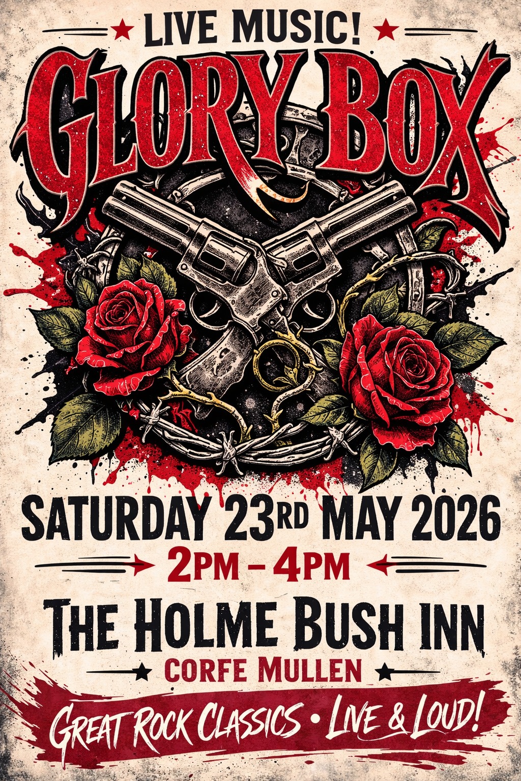 Glory Box live at The Holme Bush Inn