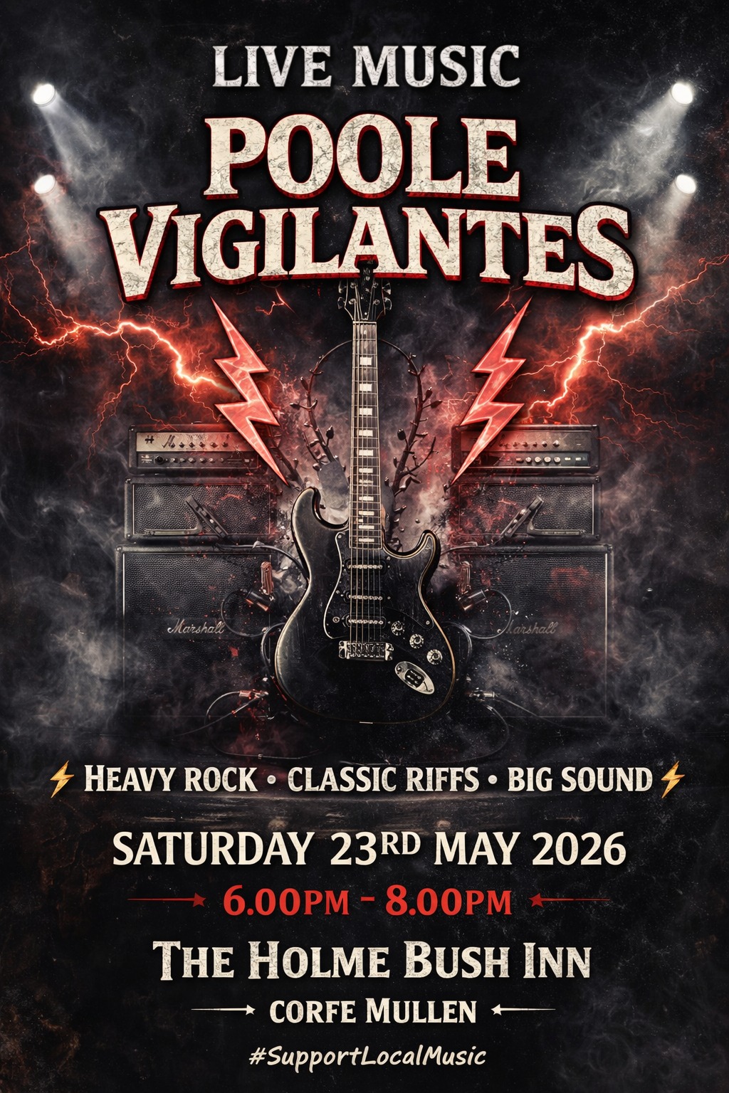 Poole Vigilantes live at The Holme Bush Inn